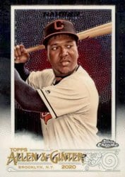 2020 Topps Allen & Ginter Chrome Base Set Jose Ramirez #210 card