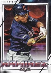 2020 Topps Fire Base Set Jose Ramirez #192 card