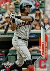 2020 Topps Opening Day Base Set Jose Ramirez #47 card