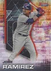 2021 Bowman's Best Base Set Jose Ramirez #9 card