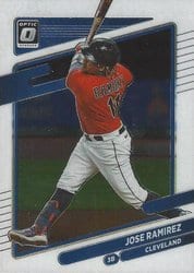 2021 Donruss Optic Base Set Jose Ramirez #148 card