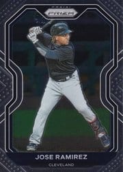 2021 Panini Prizm Base Set Jose Ramirez #16 card