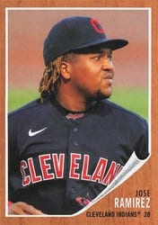 2021 Topps Archives Base Set Jose Ramirez #74 card