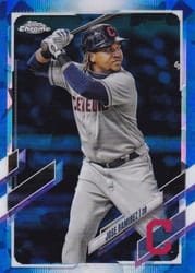 2021 Topps Chrome Sapphire Edition Base Set Jose Ramirez #360 card