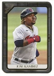 2021 Topps Gallery Base Set Jose Ramirez #10 card