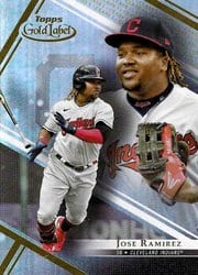 2021 Topps Gold Label Base Set Jose Ramirez #44 card