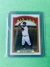 2021 Topps Heritage Real One Autographs Jose Ramirez #ROA-JR card