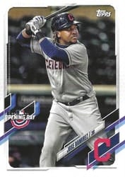 2021 Topps Opening Day Base Set Jose Ramirez #154 card