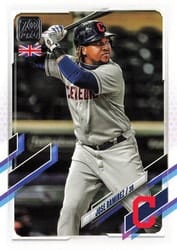 2021 Topps UK Edition Base Set Jose Ramirez #88 card