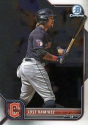 2022 Bowman Chrome Base Set Jose Ramirez #63 card