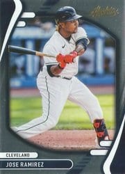 2022 Panini Absolute Base Set Jose Ramirez #19 card