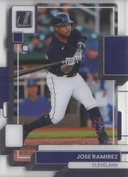 2022 Panini Chronicles Clearly Donruss Jose Ramirez #31 card