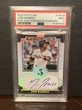 2022 Topps Five Star Five Tool Phenoms Autographs Jose Ramirez #FTP-JR card