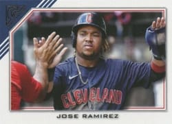 2022 Topps Gallery Base Set Jose Ramirez #155 card