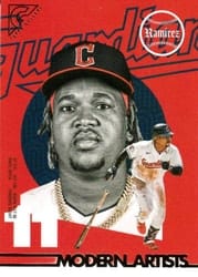 2022 Topps Gallery Modern Artists Jose Ramirez #MA-22 card