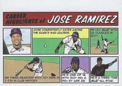 2022 Topps Heritage 1973 Topps Comics Jose Ramirez #73TC-15 card