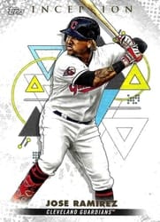 2022 Topps Inception Base Set Jose Ramirez #82 card