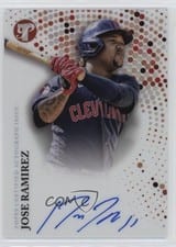 2022 Topps Pristine Autographs Jose Ramirez #PA-JR card