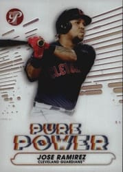 2022 Topps Pristine Pure Power Jose Ramirez #PP-17 card