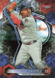 2023 Bowman's Best Base Set José Ramírez #16 card