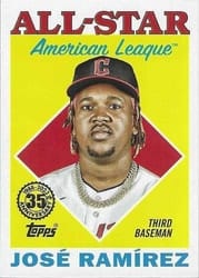 2023 Topps 1988 Topps All-Stars José Ramírez #88AS-46 card