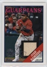 2023 Topps 1988 Topps Baseball Relics (Series 2) Jose Ramirez #88R-JR card
