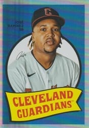 2023 Topps Archives 1969 Team History Foil José Ramírez #69T-19 card