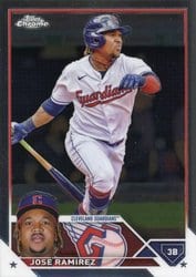 2023 Topps Chrome Base Set José Ramírez #38 card