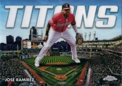 2023 Topps Chrome Titans José Ramírez #CT-8 card