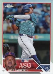 2023 Topps Chrome Update 2023 All-Star Game José Ramírez #ASGC-50 card