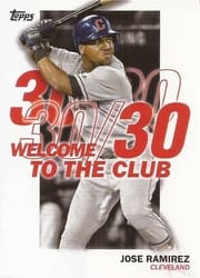 2023 Topps Welcome to the Club José Ramírez #WC-19 card