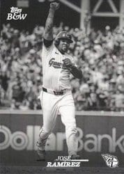 2024 Topps Black & White Base Set José Ramírez #5 card
