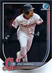 2025 Bowman Chrome Base Set José Ramírez #21 card