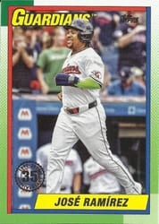 2025 Topps 1990 Topps Baseball (Series One) José Ramírez #T90-51 card