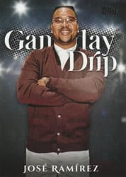 2025 Topps Gameday Drip José Ramírez #GD-19 card