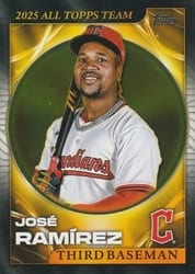 2026 Topps 2025 All Topps Team José Ramírez #ATT-4 card