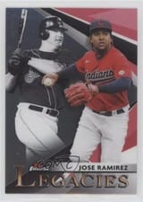 2021 Finest Legacies Jose Ramirez / Jim Thome #FL-JR card
