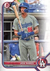 2022 Bowman Draft Base Set Jose Ramos #BD-102 card
