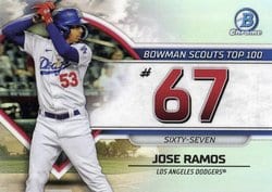 2023 Bowman Bowman Scouts Top 100 Jose Ramos #BTP-67 card