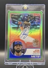 2023 Topps Archives Fan Favorite Autographs Jose Reyes #83FF-JR card