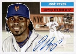 2025 Topps Archives Fan Favorite Autographs 1956 José Reyes #56FFA-JR card