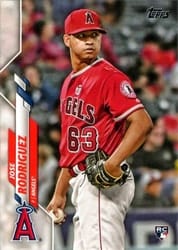 2020 Topps Base Set Jose Rodriguez #678 card