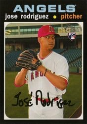 2020 Topps Heritage Base Set Jose Rodriguez #515 card