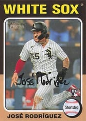 2024 Topps Heritage Mini Base Set Jose Rodriguez #254 card