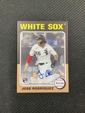 2024 Topps Heritage Real One Autograph Jose Rodriguez #ROAJRO card