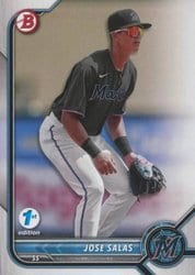 2022 Bowman 1st Edition Base Set Jose Salas #BPPF-30 card