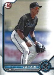 2022 Bowman Prospects Jose Salas #BP-30 card