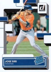 2022 Donruss Base Set Jose Siri #62 card