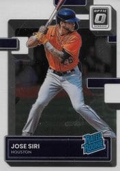 2022 Donruss Optic Base Set Jose Siri #62 card