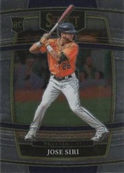 2022 Panini Select Base Set Jose Siri #3 card